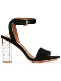 embellished heel sandals 