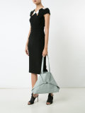 wrap trim tote bag 