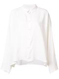 'Draughtsman' draped shirt
