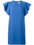 flounce sleeve dress