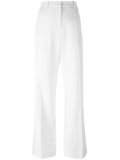 tailored straight trousers