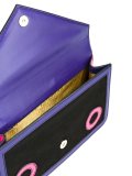 colour block cross-body bag 