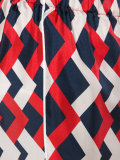 geometric print cropped trousers 