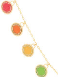 multi logo disc pendant necklace