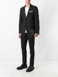 ribbon trim blazer