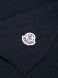 logo patch scarf