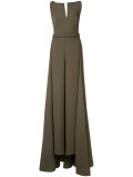 flared maxi dress