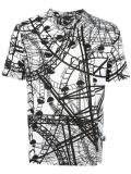 rollercoaster print T-shirt