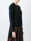 bi-colour cardigan
