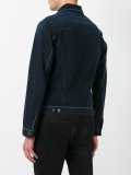 contrast stitch denim jacket