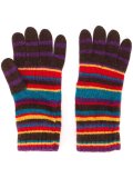 striped gloves