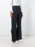 curved leg trousers