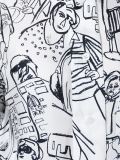 插画印花衬衫