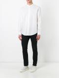 band collar shirt 