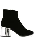 mirror heel ankle boots