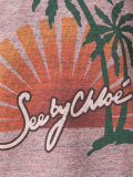 sunset print T-shirt