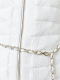 chain detail padded jacket