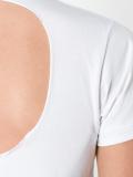 cut-out back T-shirt