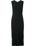 sleeveless mid dress