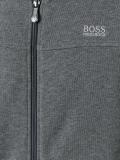 high neck zipped sweatshirt
