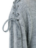 lace-up jumper 