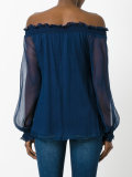 off-the-shoulder blouse 