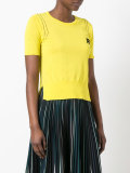 embroidered R jumper 