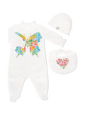 corsage print three-piece gift set