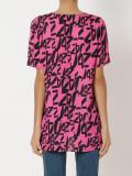printed oversized blouse