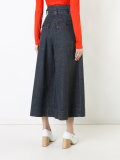 high waist wide leg trousers