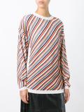 diagonal stripe jumper