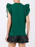 ruffle sleeve T-shirt