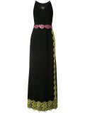 floral lace trim gown