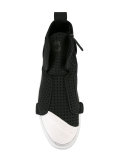 contrast slip-on sneakers