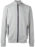 logo embroidered hooded jacket