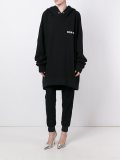 'Hard Core' oversized hoodie