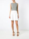 A-line knit skirt