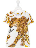 leopard print T-shirt 