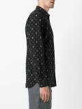 geometric print shirt
