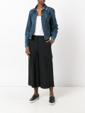 wide leg cropped pants