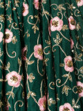 floral embroidered skirt