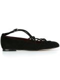 'Claudia' ghillie ballerinas