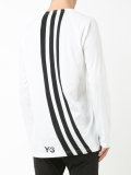 striped trim T-shirt