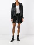 lion head studded skirt