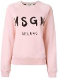 logo print sweatshirt