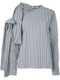loose-fit striped blouse