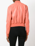 Sorbet leather bomber jacket