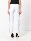 side stripe skinny trousers