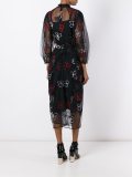 floral embroidery dress
