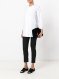 slim-fit cropped trousers